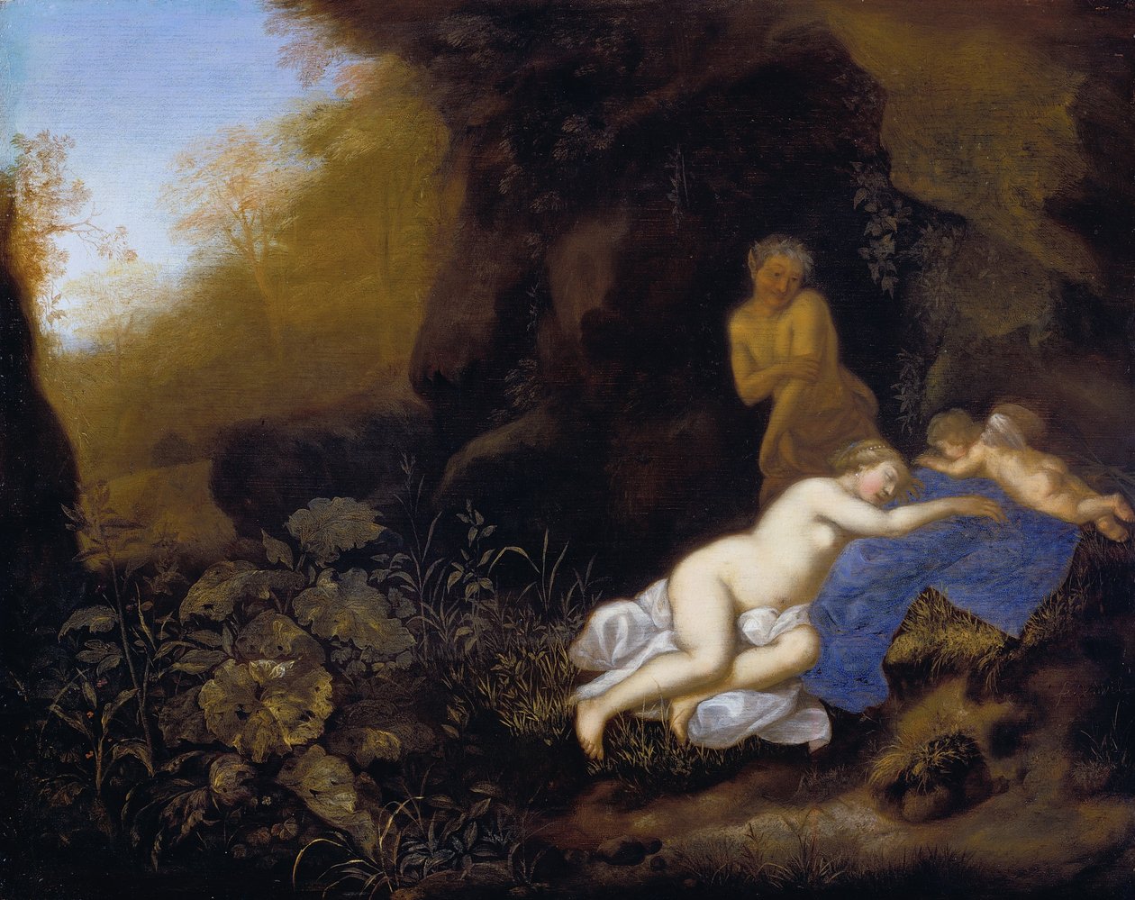 Jupiter a Antiope od François Verwilt