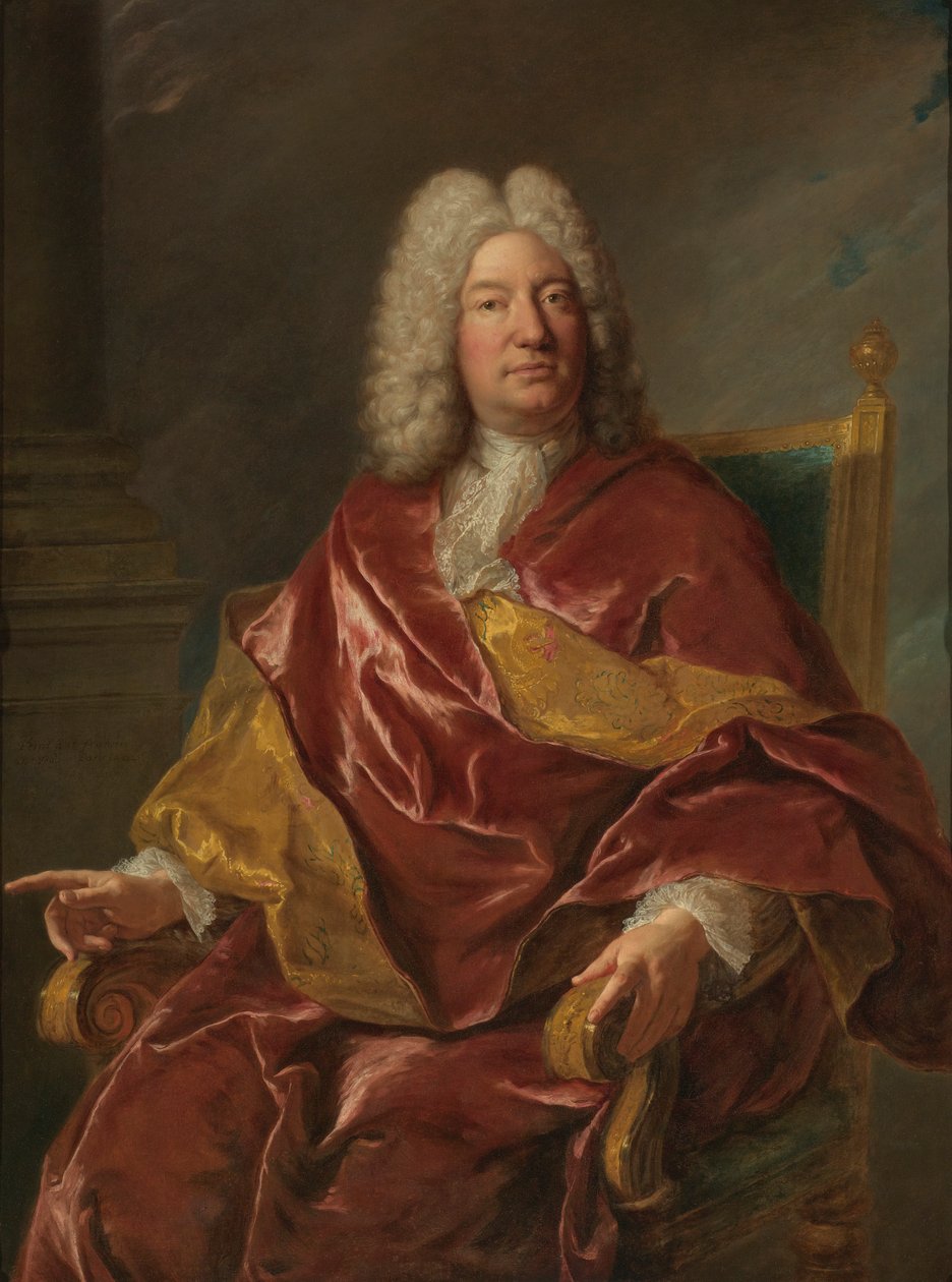 Portrét muže od Jean François de Troy