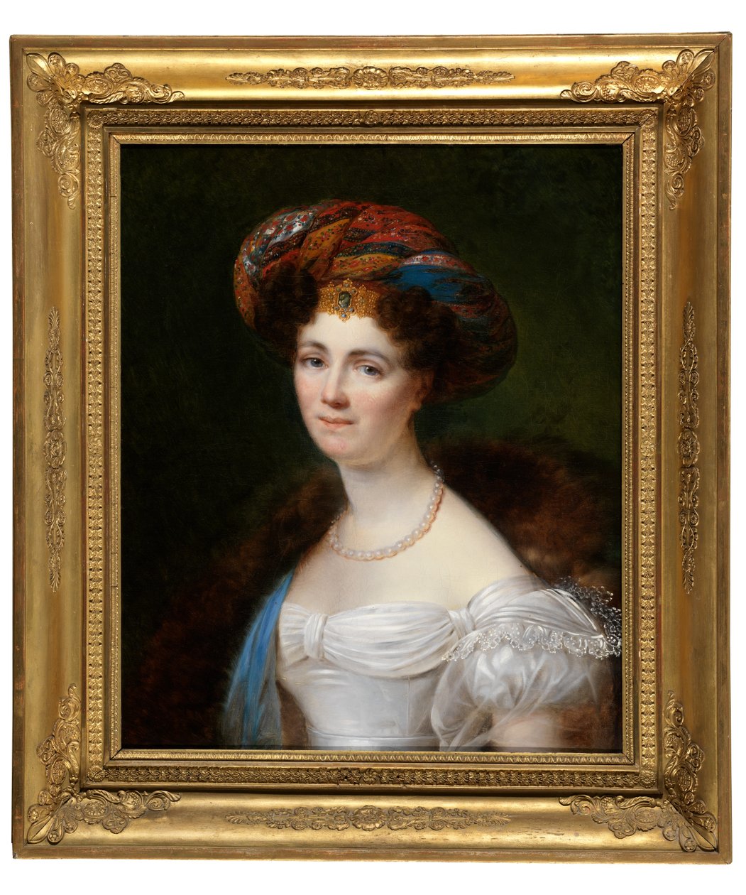 Portrét Josephine Victoire Meslier-Duvey (olej na plátně) od François-Joseph Kinsoen