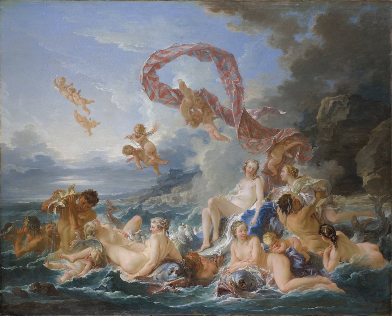 Triumf Venuše od François Boucher