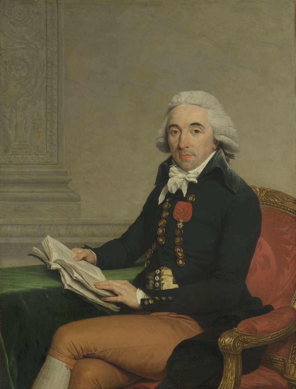 Portrét muže Portrét muže, možná pana Baillona od François André Vincent