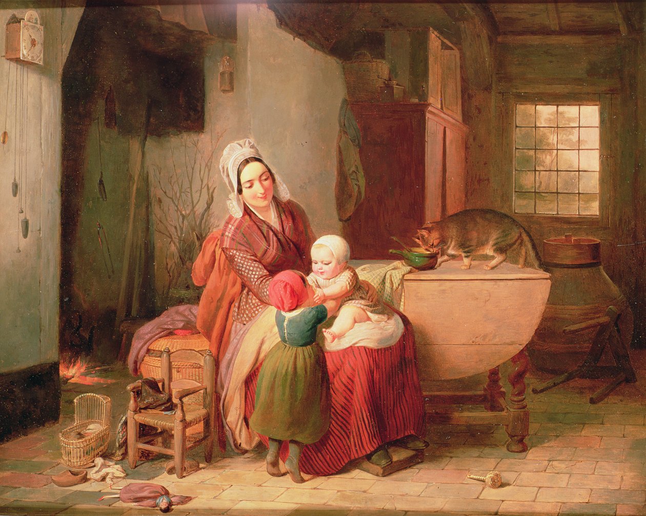 Šťastná matka od François Antoine de Bruycker