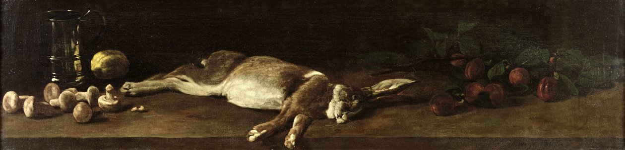 Zátiší se zajícem, 1863 od François Bonvin