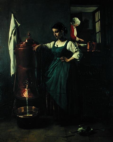 Měděná fontána, 1861 od François Bonvin
