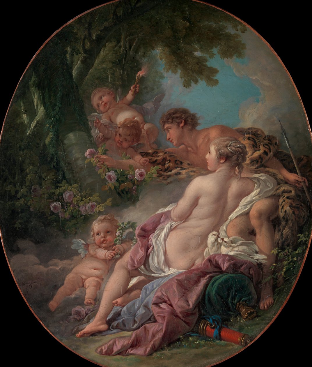 Angelica a Medoro, 1763. od François Boucher