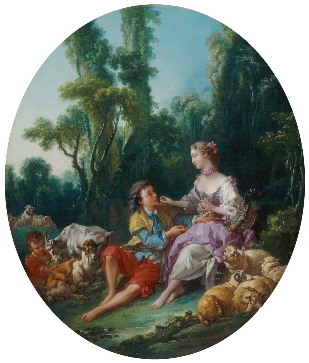 Přemýšlejí o hroznech? (Pensent-ils au raisin?) od François Boucher