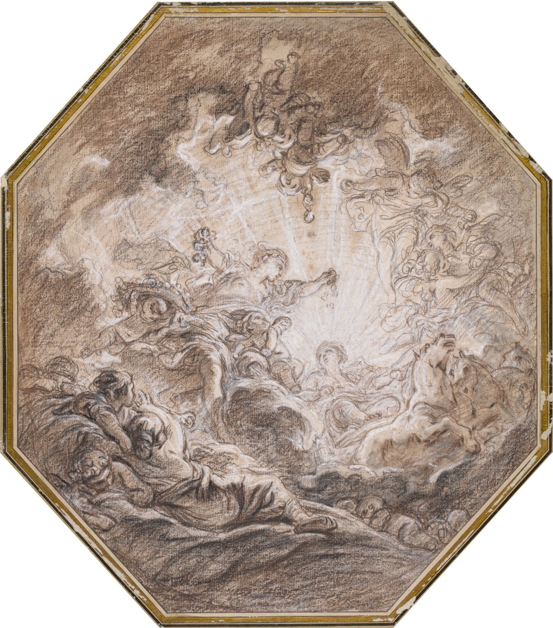 Aurora ohlašující příchod ranního slunce od François Boucher