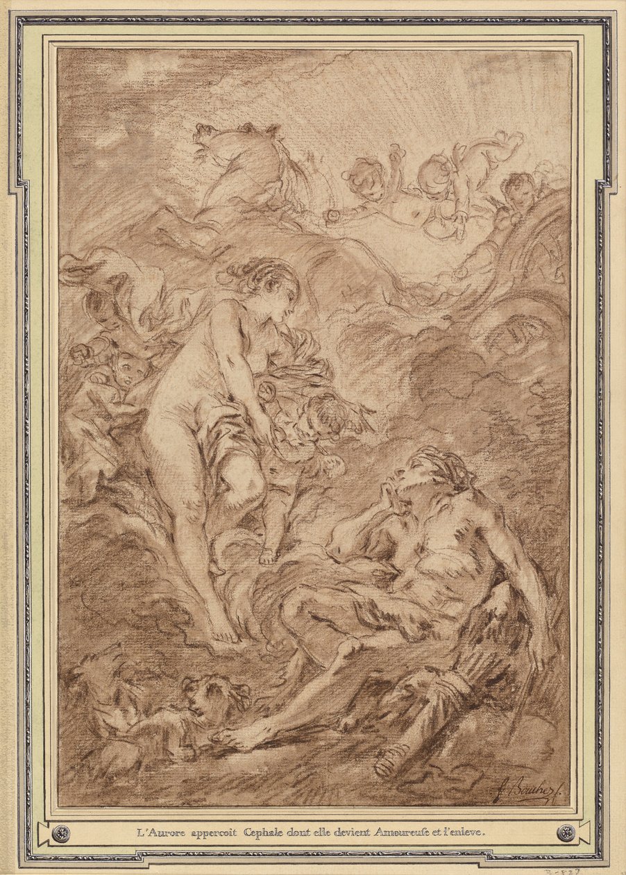 Aurora a Cephalus od François Boucher