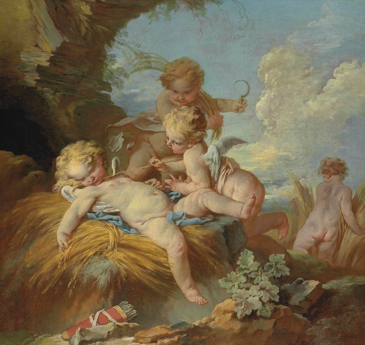 Boucher - Sklízení lásky, Ananoff a Wildenstein, 63 od François Boucher