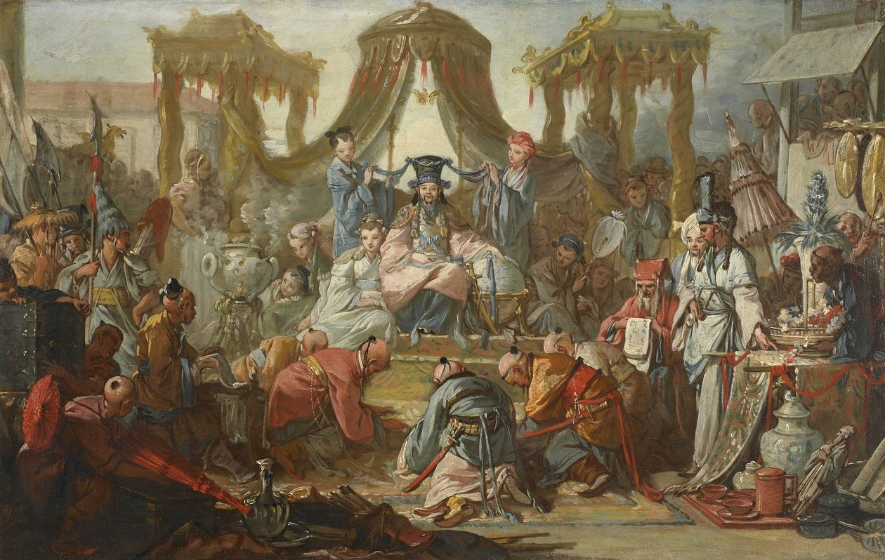Boucher - Audience u čínského císaře, cca 1742 od François Boucher