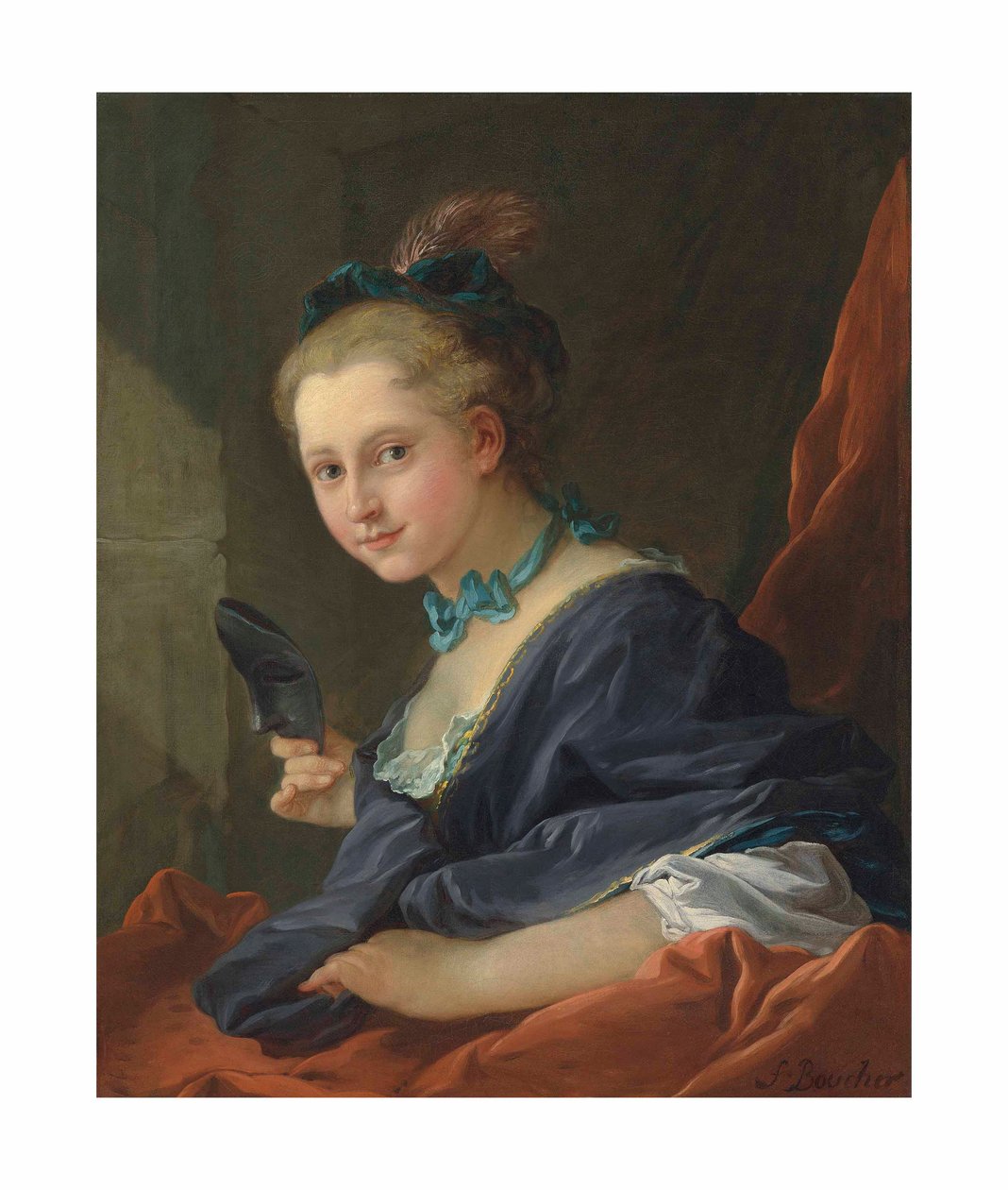 Boucher - Večer aneb Dáma jde na ples, 1734 od François Boucher