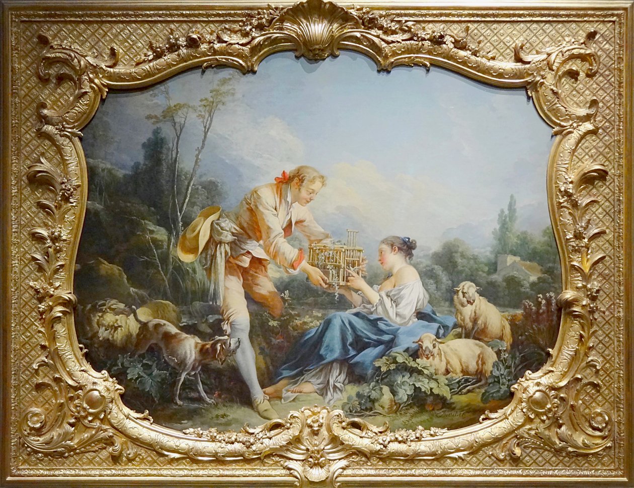 Boucher - Žalostný pastýř, Paříž, Archives nationales, Hôtel de Soubise od François Boucher