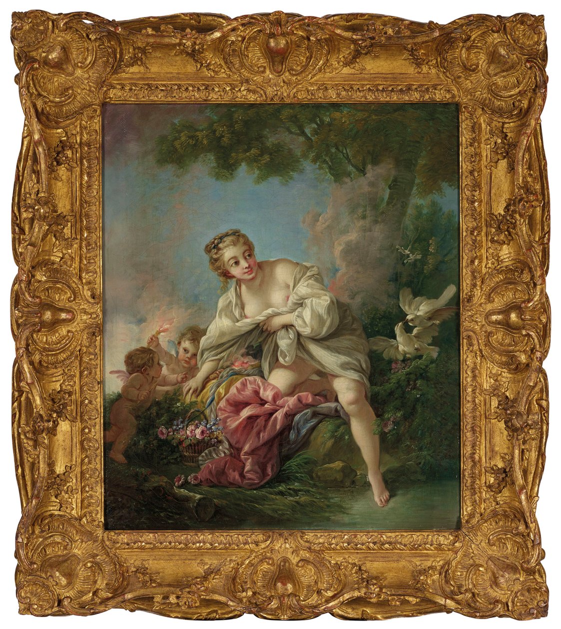 Boucher - Venuše a milenci, 1767 od François Boucher