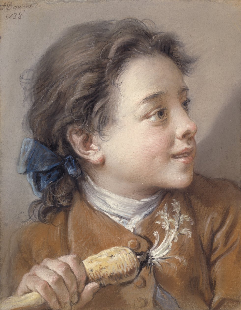 Chlapec s mrkví, 1738 od François Boucher