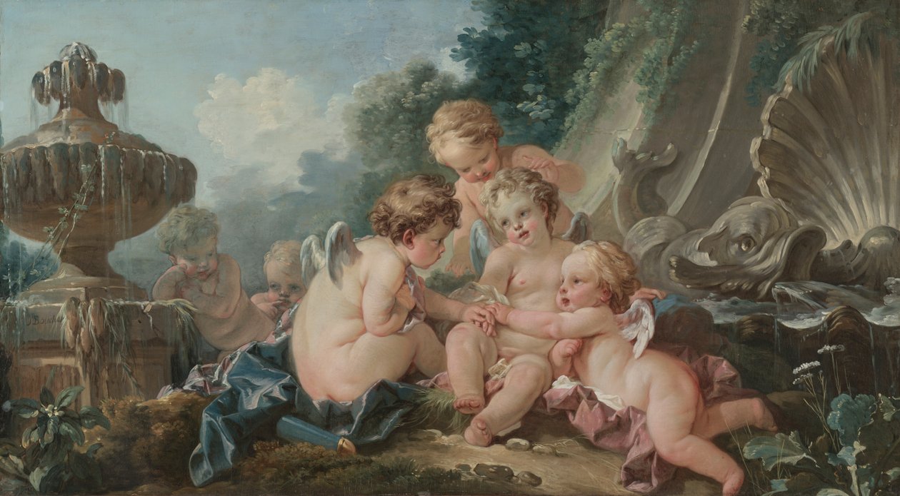 Cupids in Conspiracy od François Boucher
