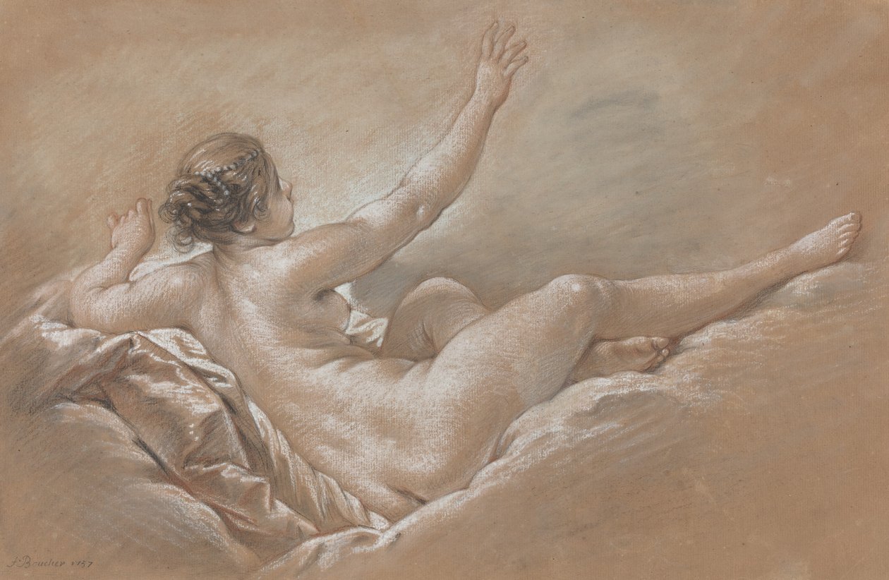 Danae přijímá zlatou sprchu od François Boucher