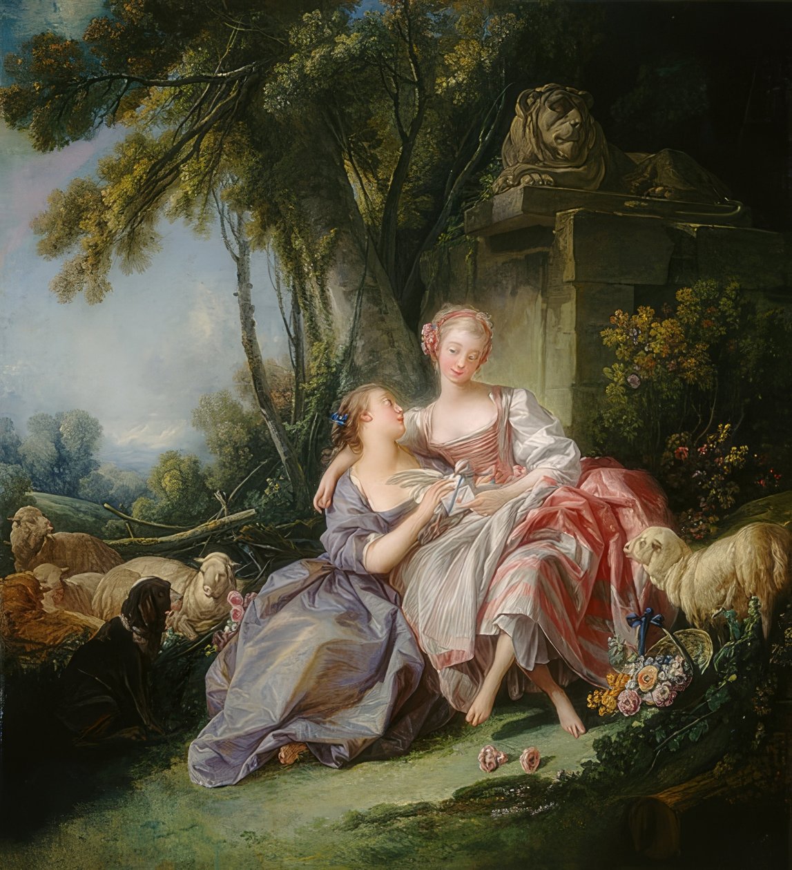 Milostný dopis. 1750 od François Boucher