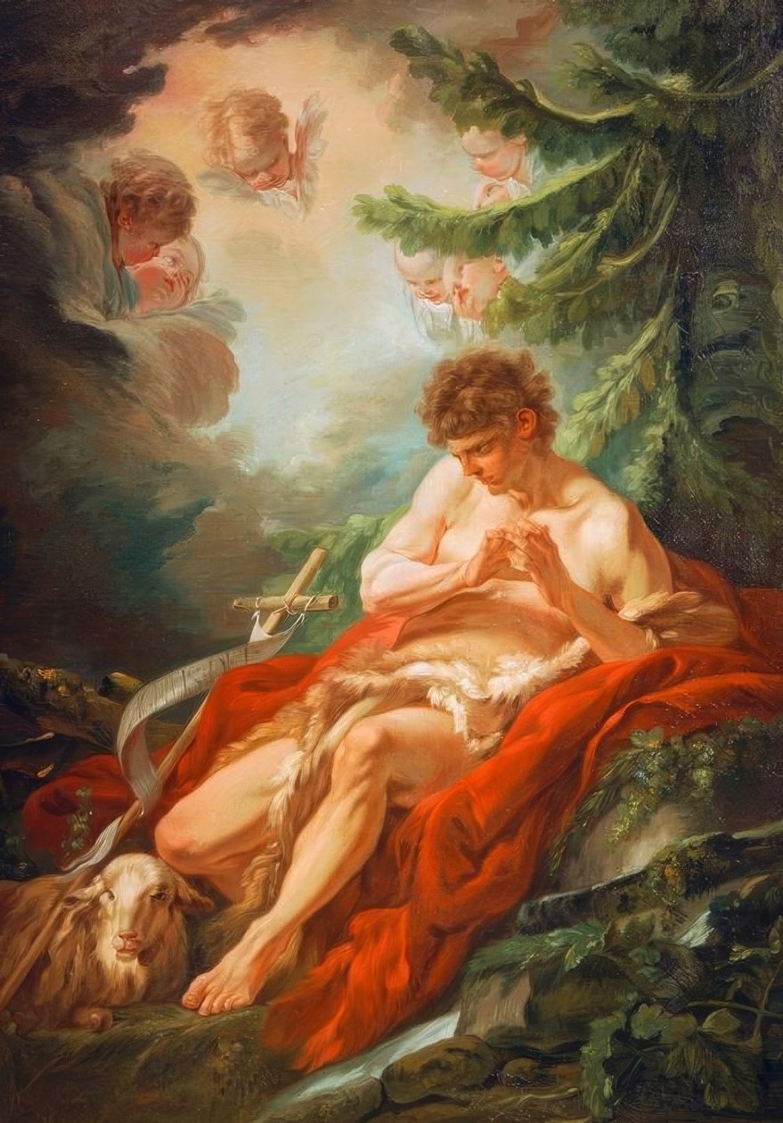 Svatý. Jana Křtitele od François Boucher