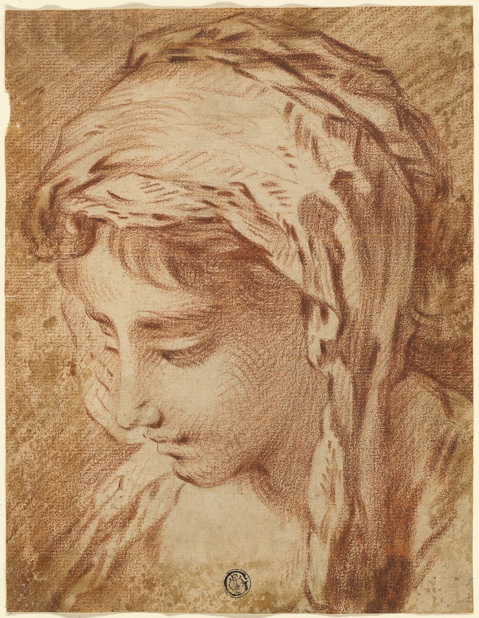 Hlava ženy od François Boucher