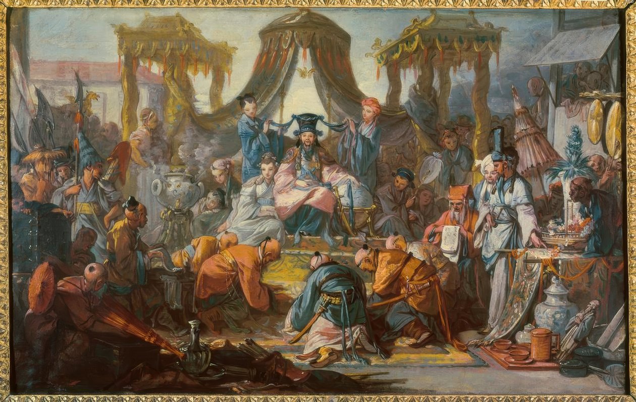 Audience císaře Číny od François Boucher