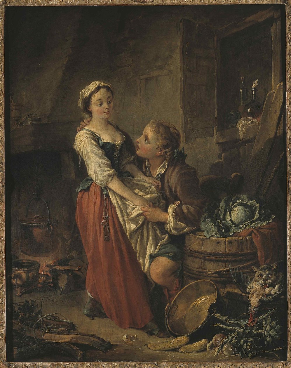 Krásná kuchařka, 1735. od François Boucher