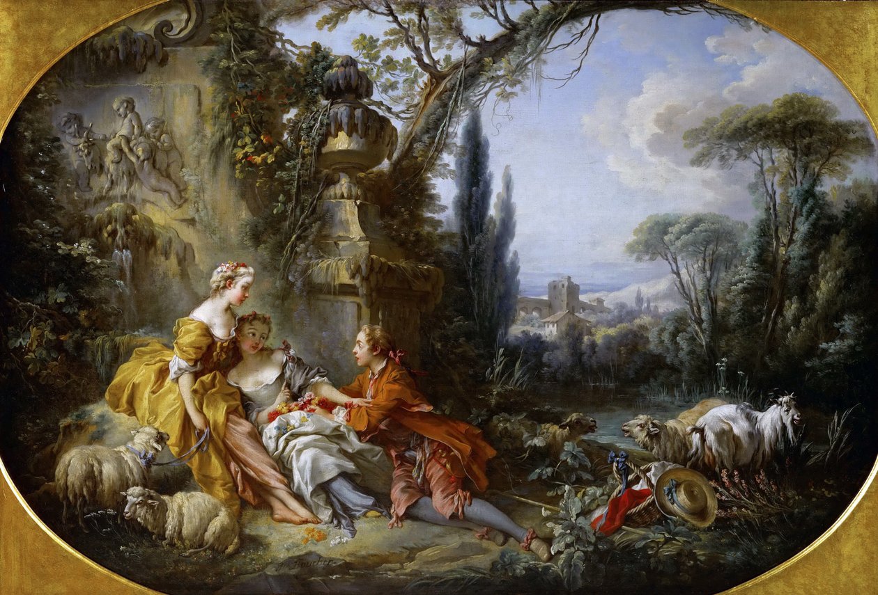 Půvab venkovského života Půvab venkovského života od François Boucher