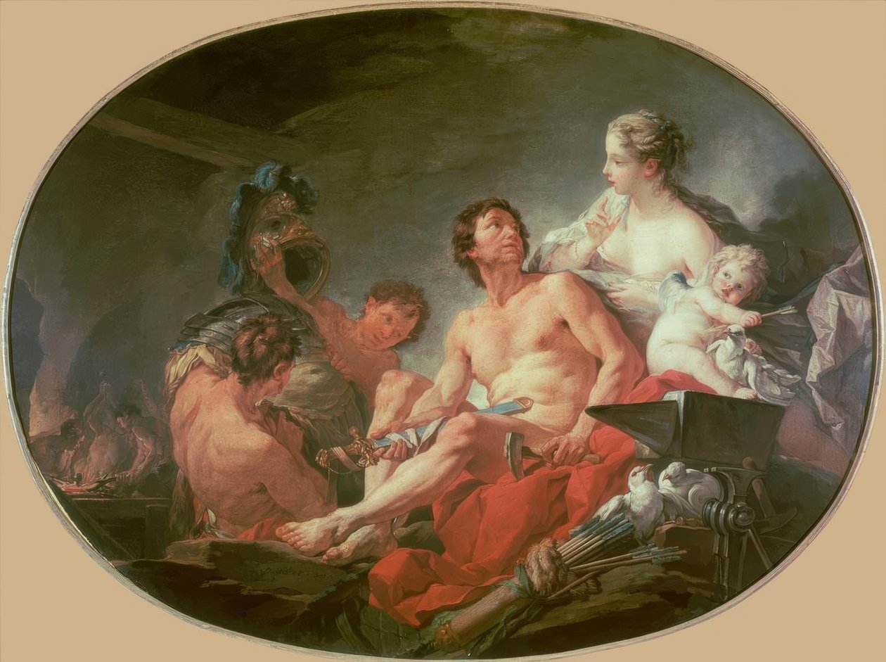 Kovárny na Vulkánu od François Boucher