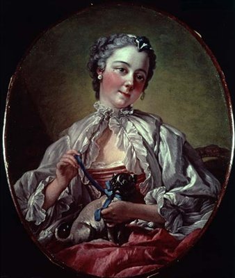 Madame Boucherová, kolem roku 1743 (olej na plátně) od François Boucher