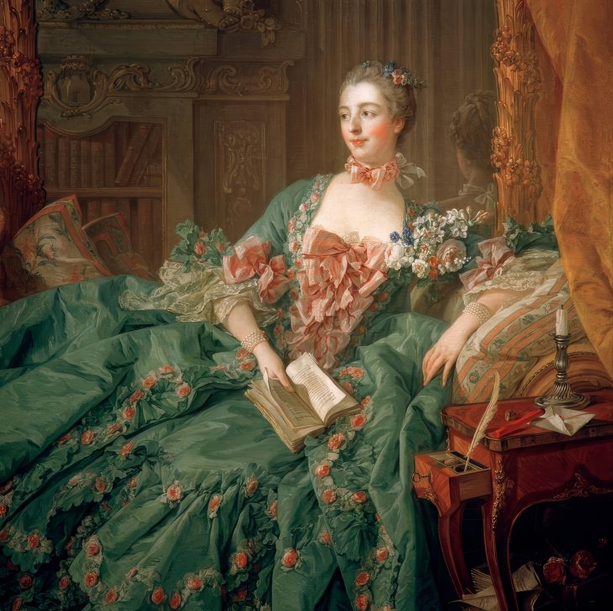 Madame de Pompadour od François Boucher