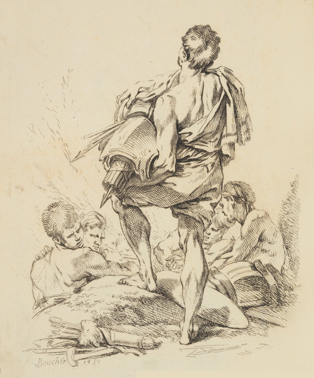 Nová kniha různých postav, 1751. od François Boucher