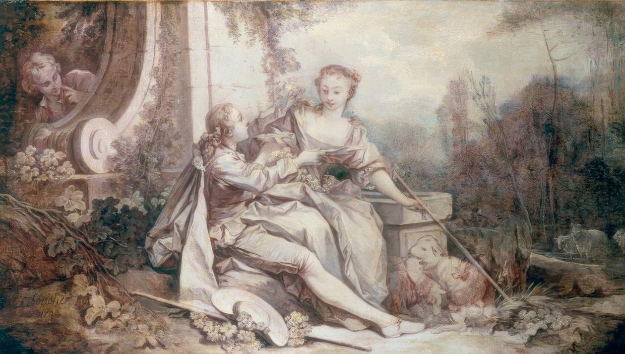 Garland pastorační od François Boucher