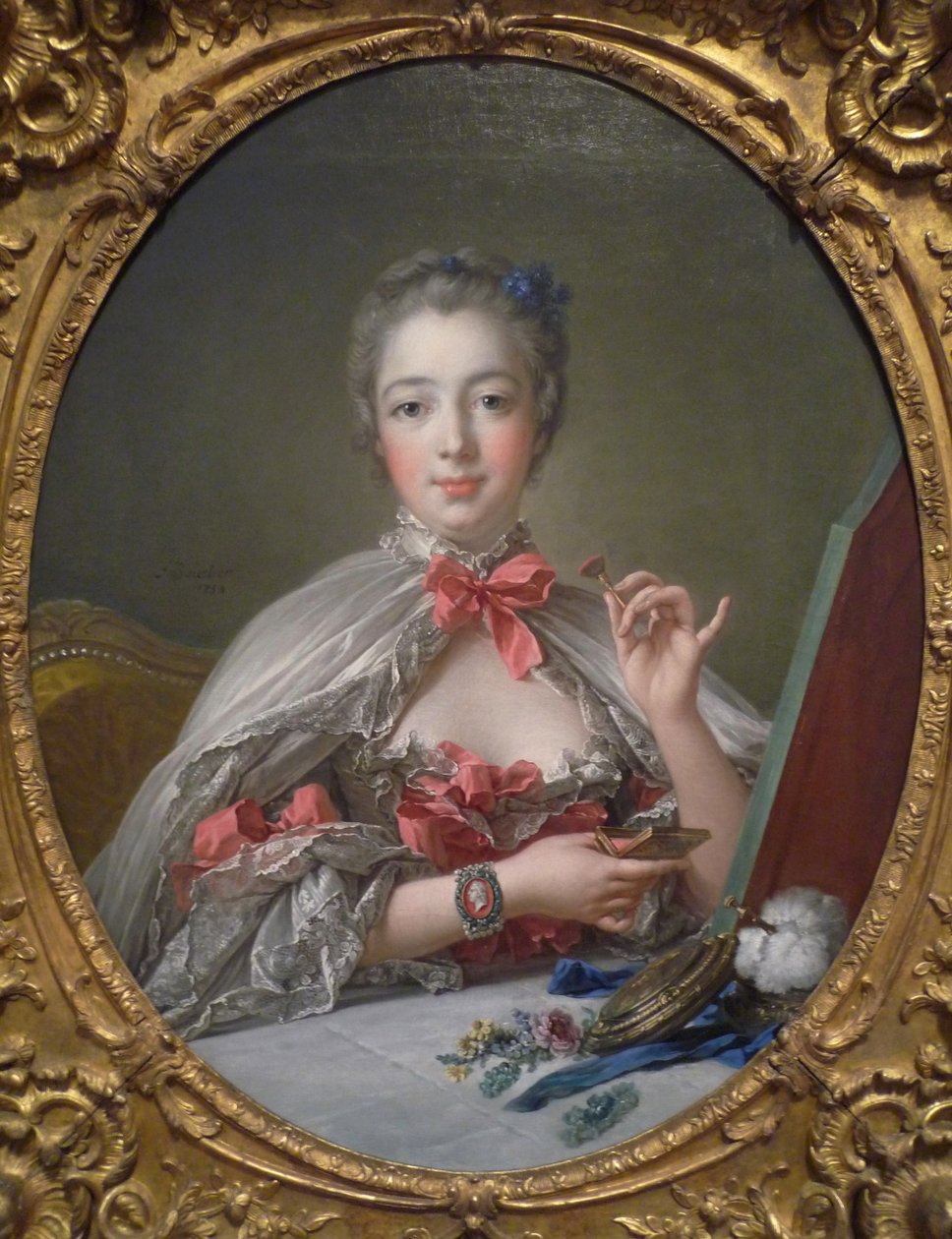 Portrét markýze de Pompadour 1721-1764, 1750 od François Boucher