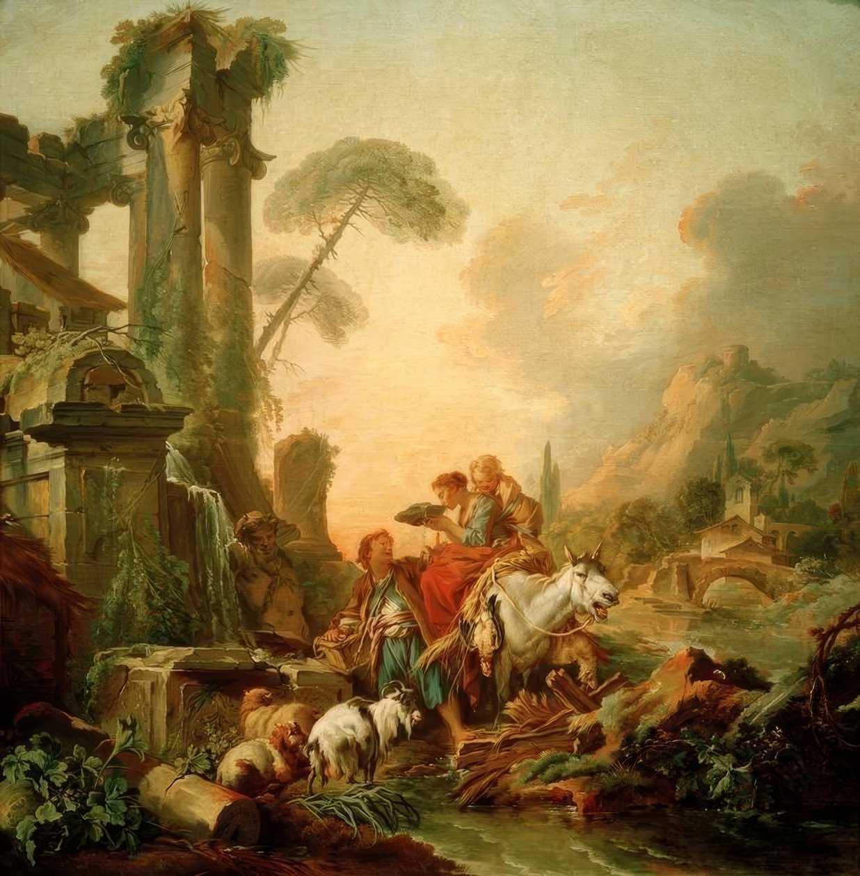 Odpočinek u studny od François Boucher