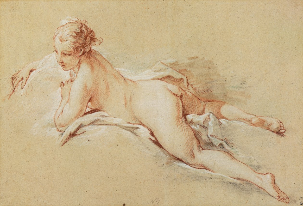 Ležící akt od François Boucher