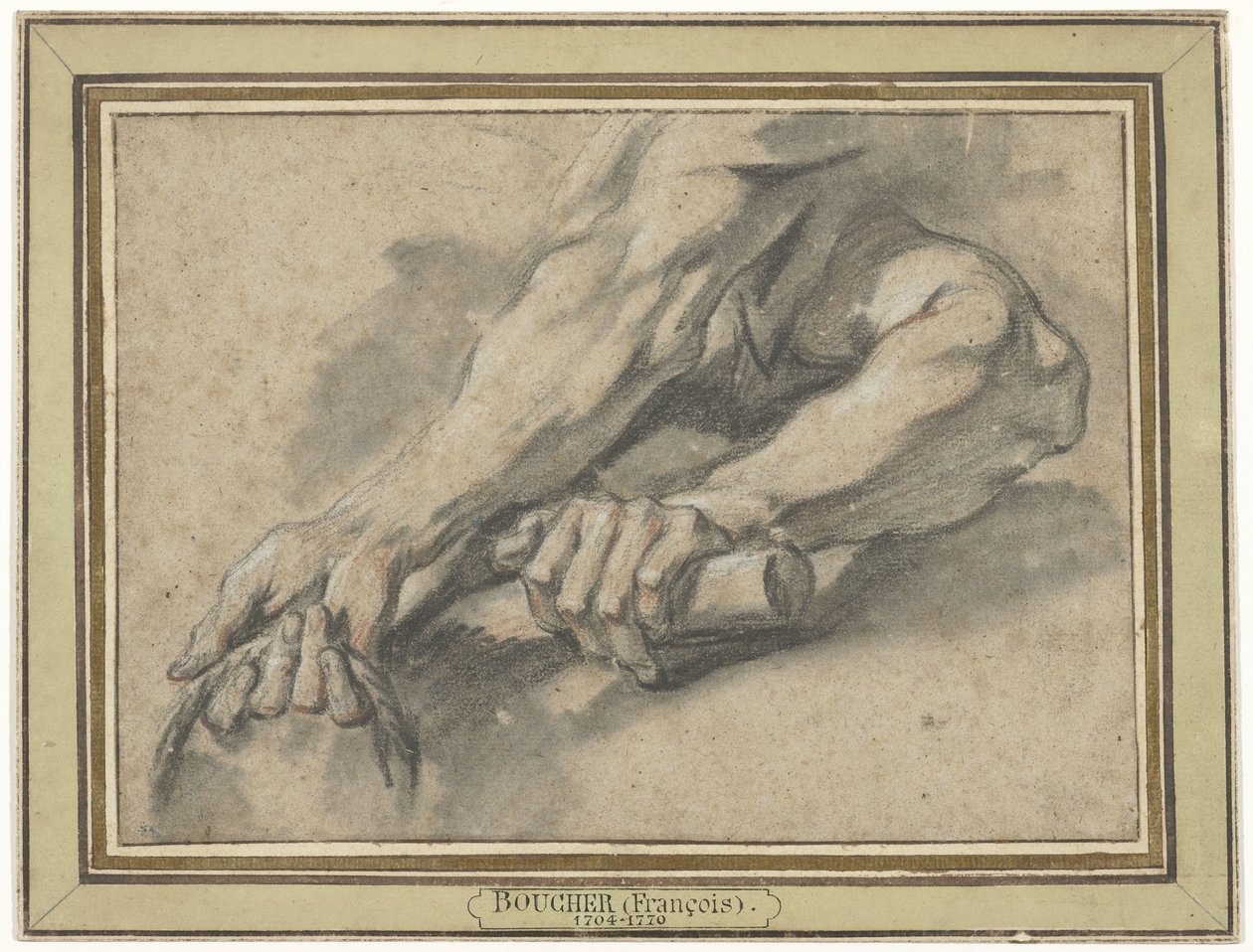 Studie dvou předloktí od François Boucher