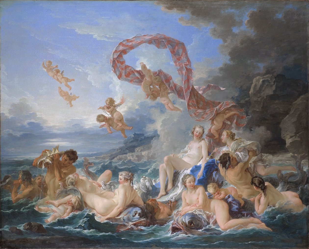 Švédština:  Venuše triumf
 Triumf Venuše od François Boucher