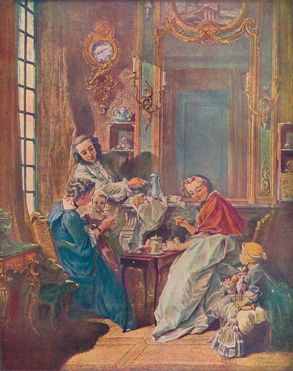 Odpolední jídlo, 1739 od François Boucher