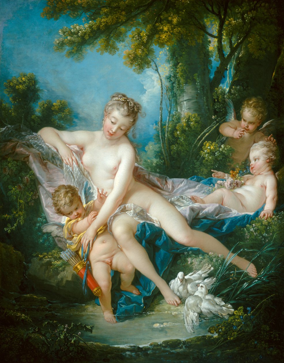 Venušina koupel od François Boucher