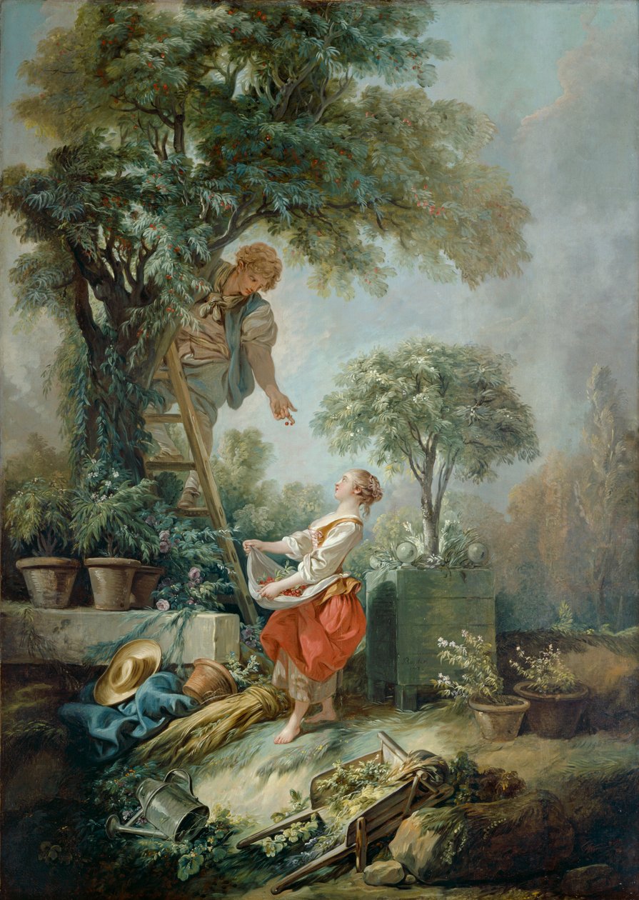 "The Cherry Gatherers", 1768 od François Boucher