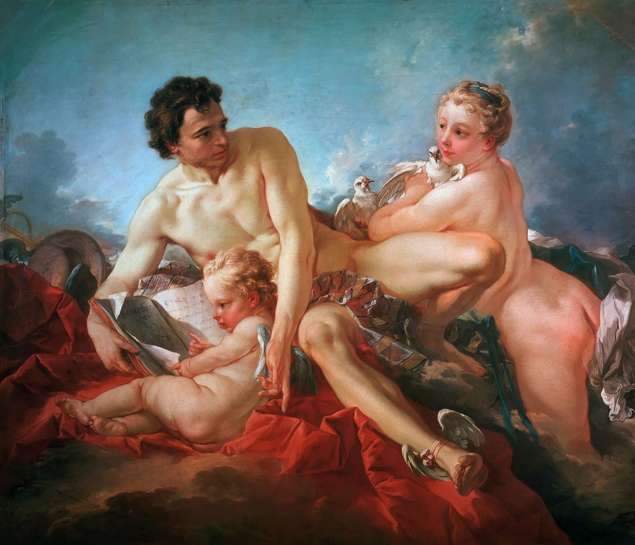 Vzdělávání Amora od François Boucher
