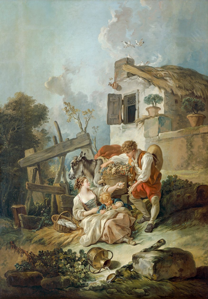 „Výměna produktů“, 1768 od François Boucher