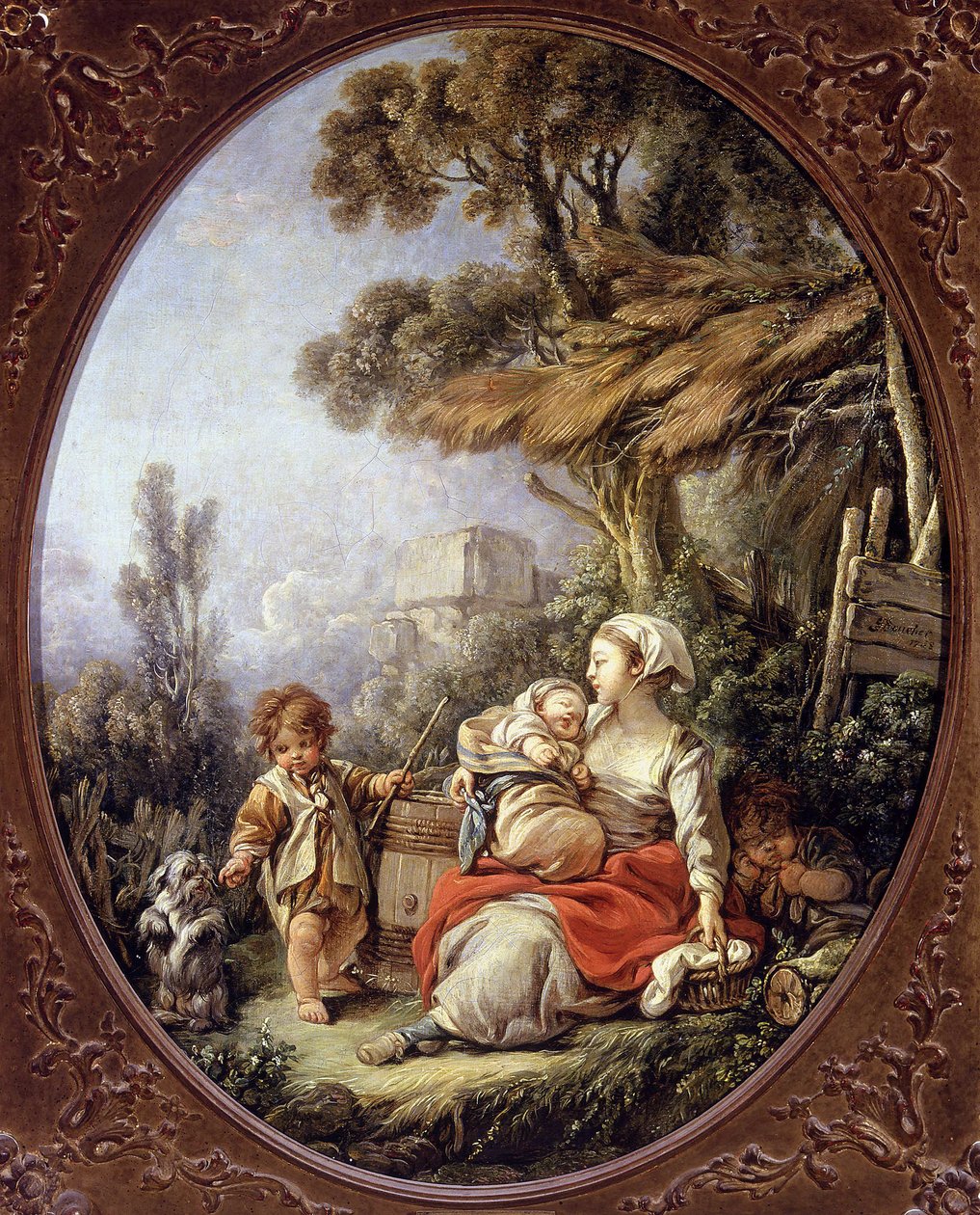 Malí psi tančí od François Boucher