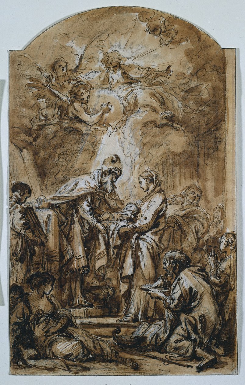 Prezentace v chrámu od François Boucher