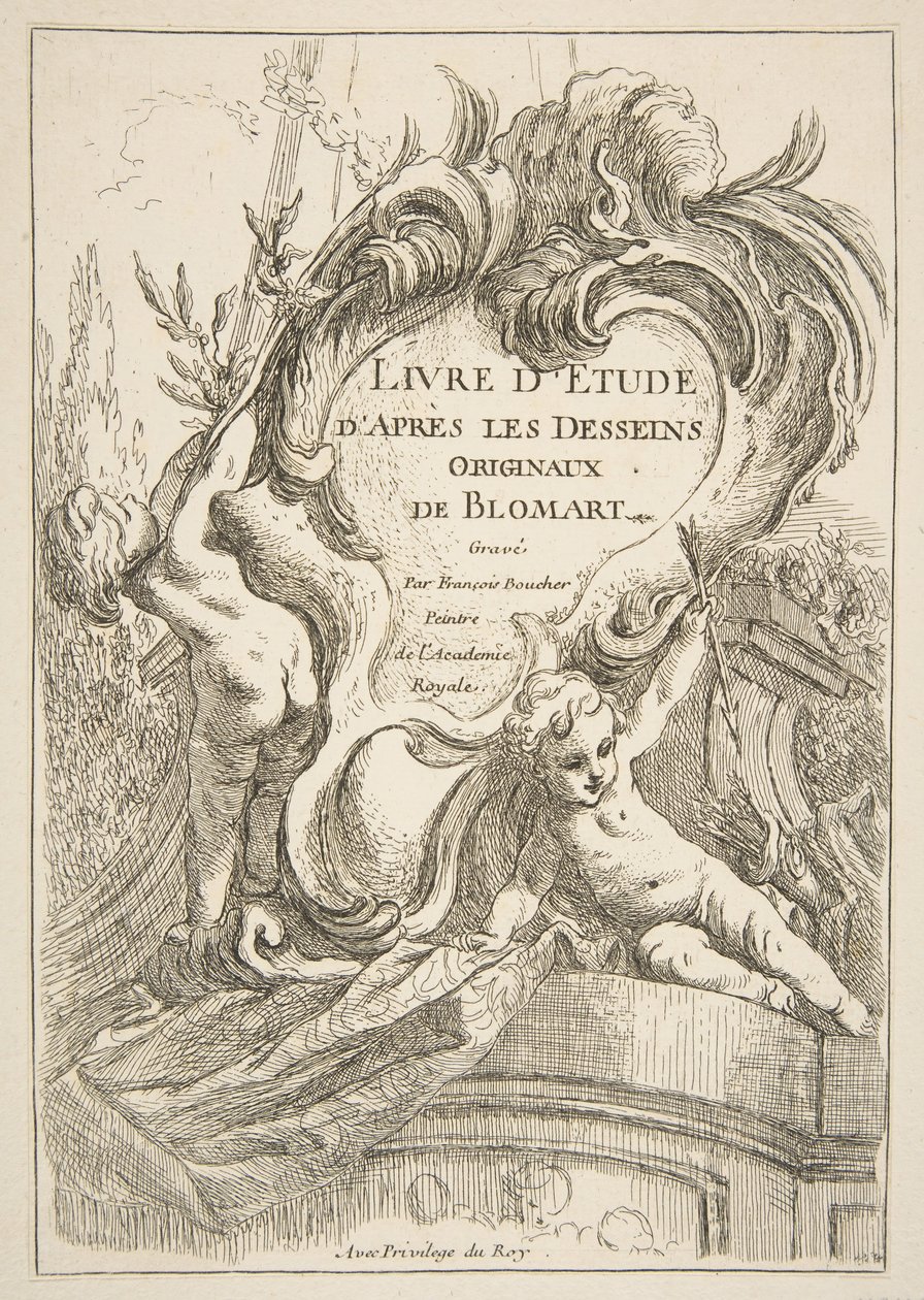 Titulní strana, 1753. od François Boucher