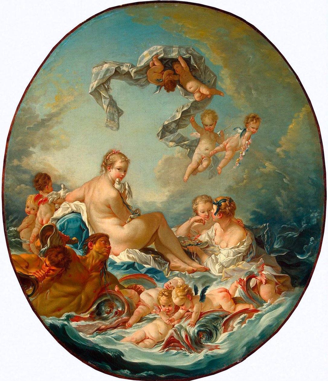 Triumf Venuše, po roce 1743. od François Boucher
