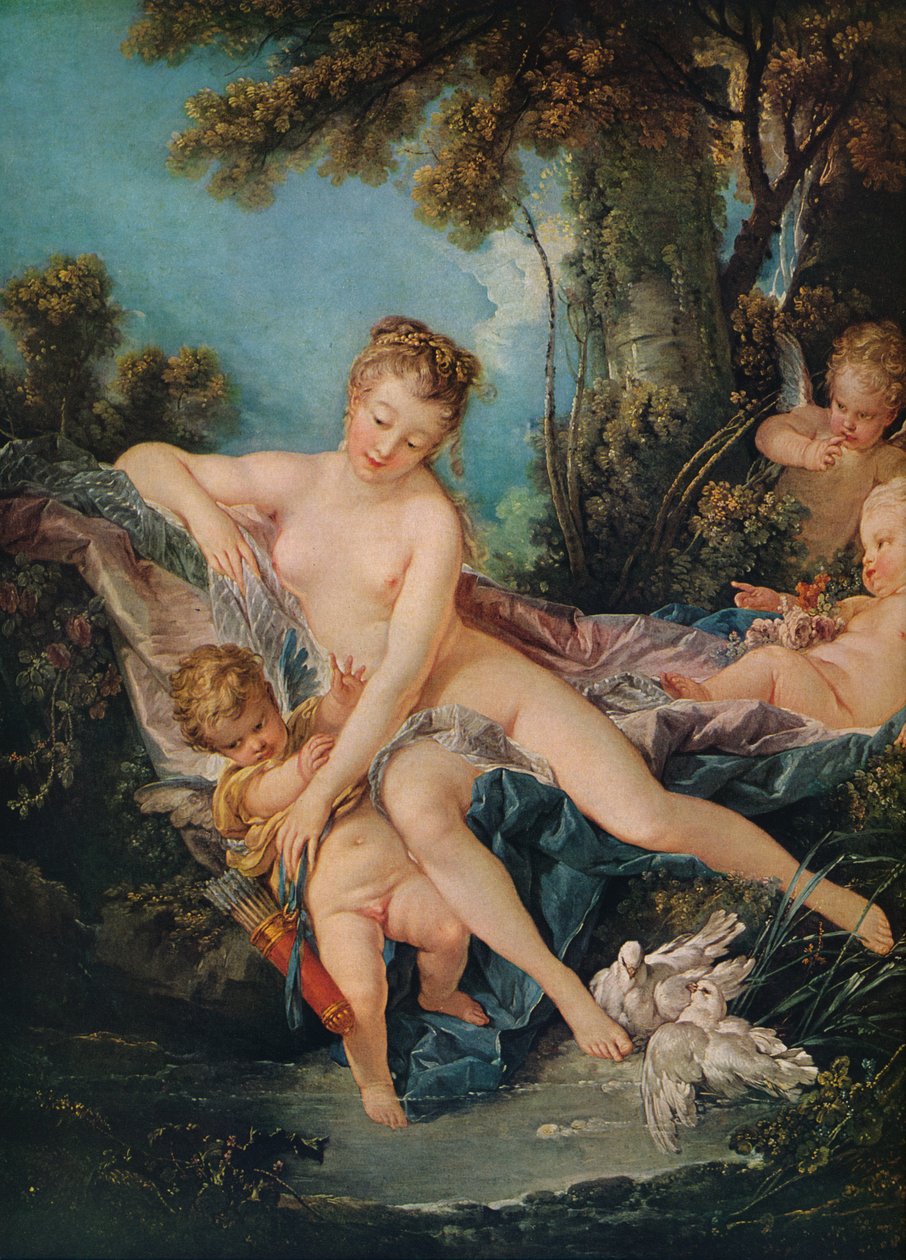 Venuše utěšující láska, 1751 od François Boucher