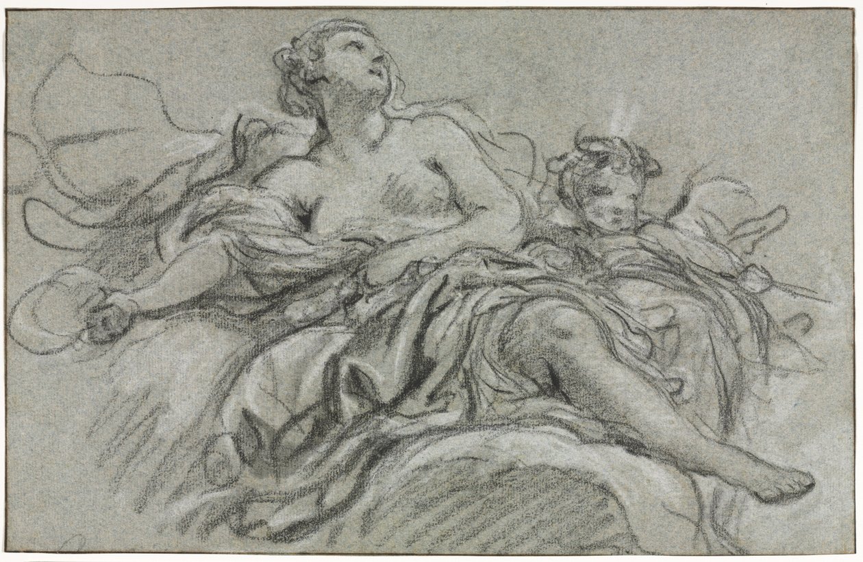 Venuše a Amor, druhá nebo třetí čtvrtina 18. století. od François Boucher
