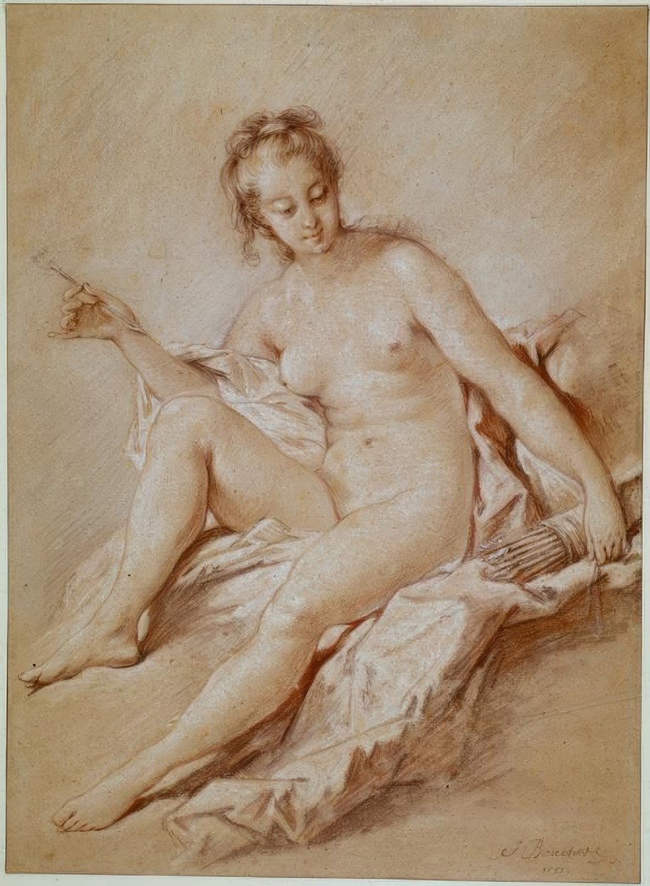 Venuše s šípem a toulec od François Boucher