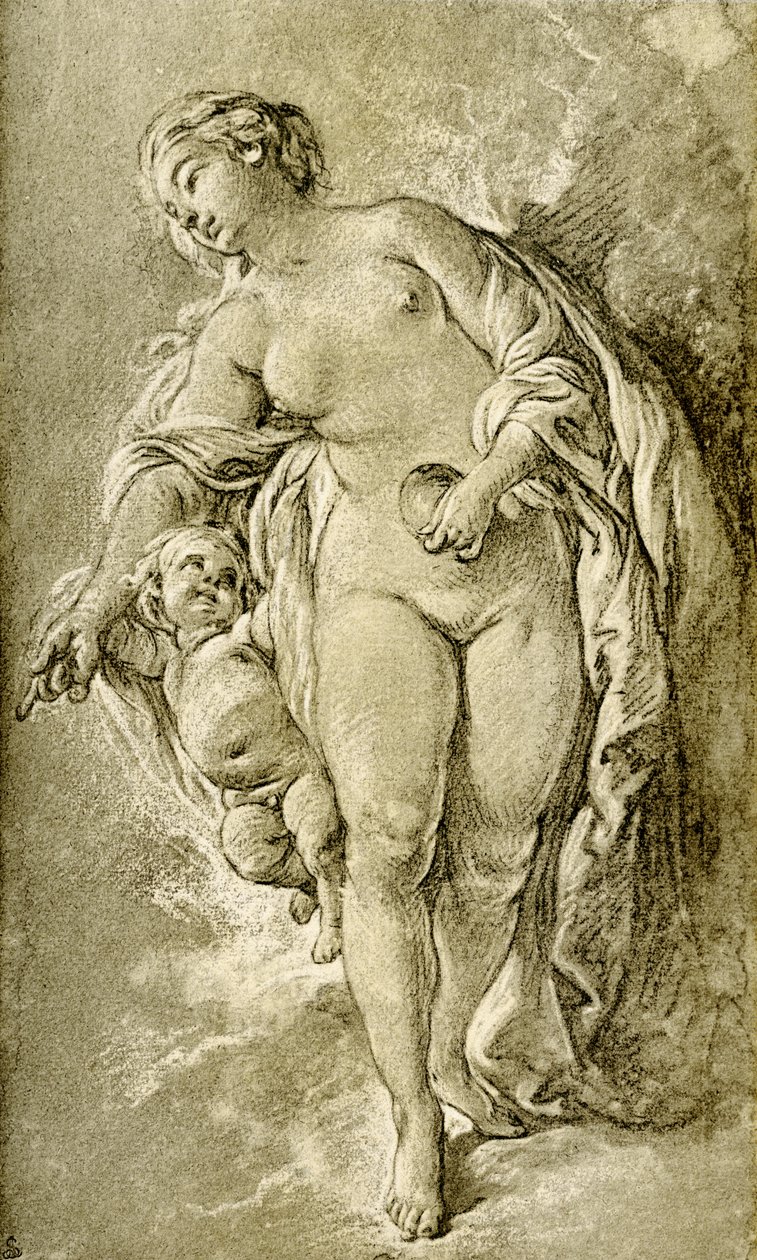 Venuše s jablkem od François Boucher