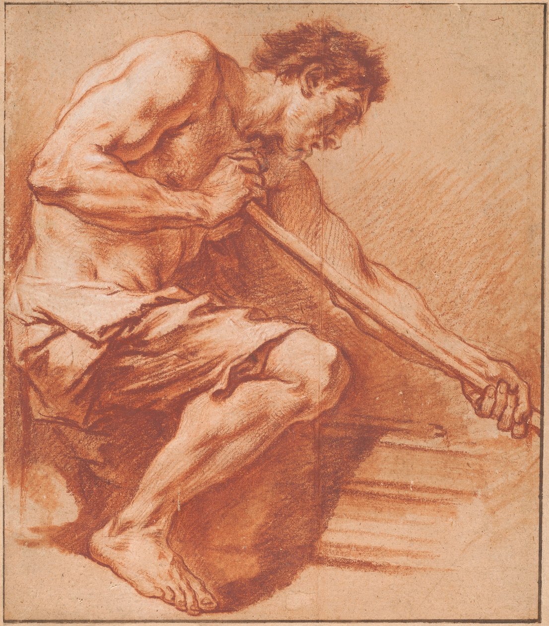 Dělník v kovárně od François Boucher